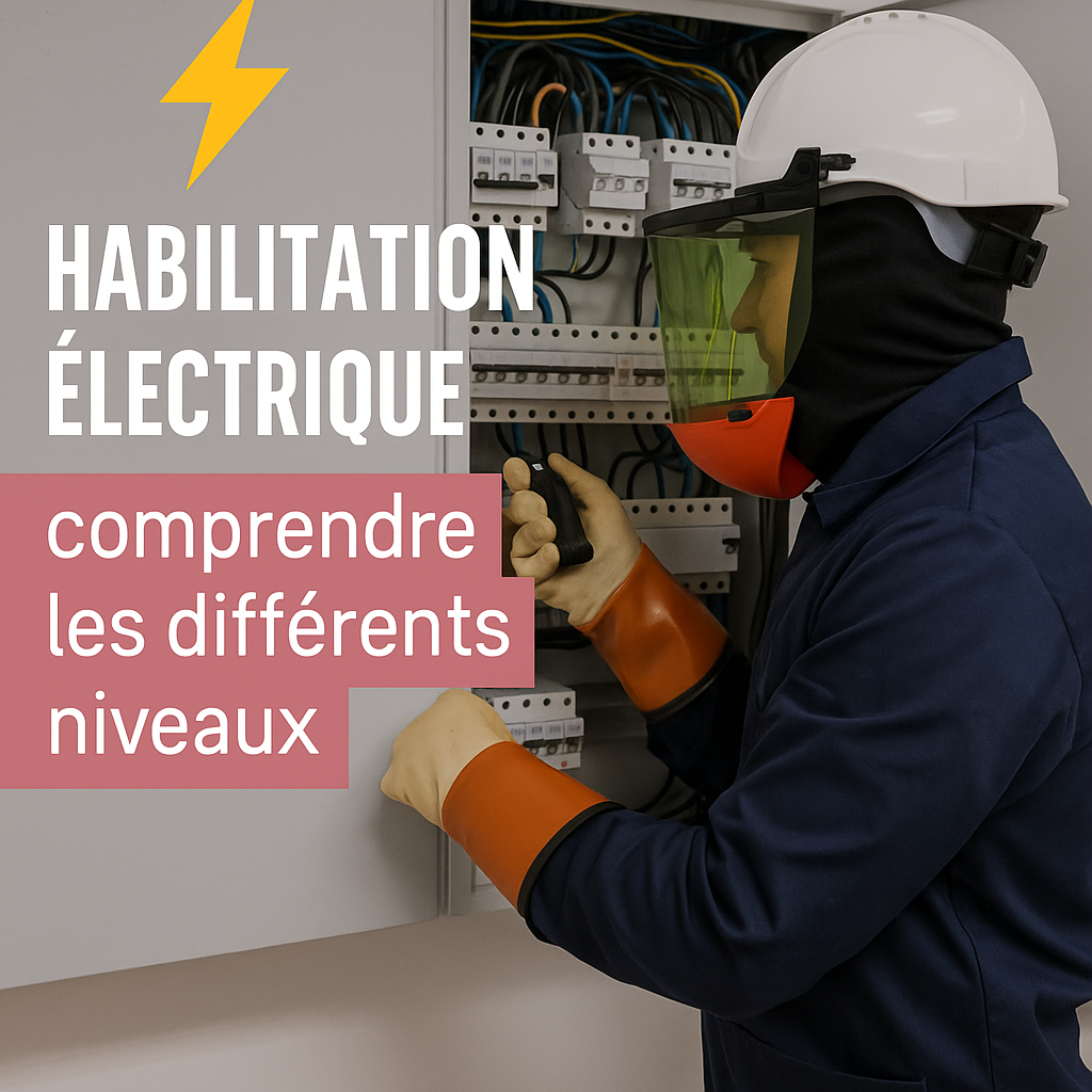 Pour protéger les travailleurs et garantir la sécurité sur le terrain, il est indispensable de suivre une formation à l’habilitation électrique. Mais entre les sigles BS, BE, BR, H0V, HC…, il n’est pas toujours simple de s’y retrouver ! Voici un guide clair pour comprendre les différents niveaux d’habilitation et leur rôle. ________________________________________ ???? L’habilitation électrique, c’est quoi ? L’habilitation électrique est une autorisation délivrée par l’employeur à un salarié, après une formation conforme à la norme NF C 18-510. Elle certifie que la personne est apte à travailler en toute sécurité sur ou à proximité d’installations électriques, en connaissant les risques et les procédures de prévention. Cette habilitation concerne aussi bien les électriciens que les non-électriciens amenés à intervenir dans des environnements où il existe un risque électrique. ________________________________________ ⚙️ Les principaux niveaux d’habilitation ???? Pour les non-électriciens : • H0 / H0V : pour les travaux hors tension à proximité d’installations électriques. • BS : pour les interventions simples (remplacement de fusibles, lampes, prises…). • BE Manœuvre : pour effectuer des manœuvres (mise sous tension, réarmement, etc.) sans travaux sur l’installation. ???? Pour les électriciens : • B1 / B1V : pour exécuter des travaux d’ordre électrique sous la surveillance d’un chargé de travaux. • B2 / B2V : pour diriger et surveiller les travaux électriques. • BR : pour réaliser des opérations de dépannage, de mesure ou de maintenance sous tension. • HC : pour intervenir sur des installations haute tension. Chaque symbole correspond à un type de tâche et à un niveau de responsabilité. La lettre “V” signifie que l’intervention peut être réalisée à proximité de pièces nues sous tension. ________________________________________ ???? Une validité limitée dans le temps L’habilitation électrique a une validité de 3 ans. Un recyclage régulier est nécessaire pour maintenir les compétences et intégrer les évolutions de la réglementation ou des pratiques de sécurité. ________________________________________ ???? En résumé, l’habilitation électrique n’est pas qu’un titre administratif : c’est une véritable garantie de compétence et de sécurité. Elle protège les travailleurs et assure la conformité de l’entreprise face à ses obligations légales. ________________________________________ ???? Besoin de former vos salariés à l’habilitation électrique ? ???? Réservez dès maintenant votre formation directement en ligne sur www.cypassformations.com. Les formateurs de CYPASS FORMATIONS vous accompagnent pour identifier le bon niveau d’habilitation et garantir des interventions en toute sécurité.